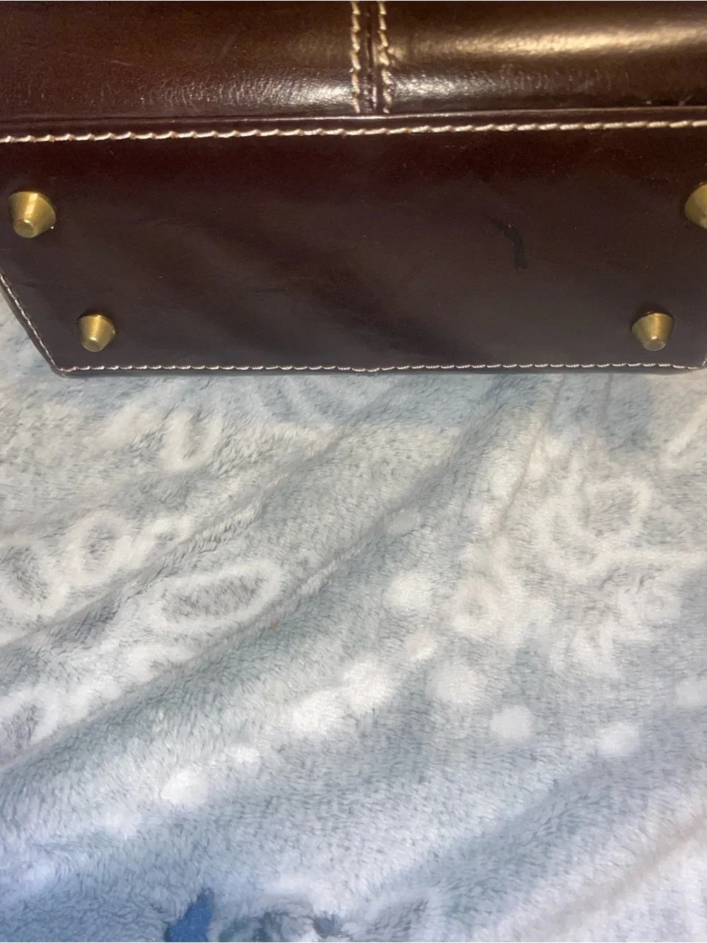 Red Envelope Dark Brown Leather Double Wine Carrier with Detachable Strap